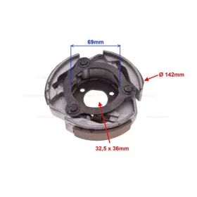 Kuplung pofa Yamaha X-MAX 250ccm 145mm