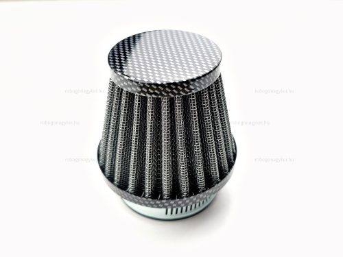 Levegőszűrő sport karbon egyenes 46mm