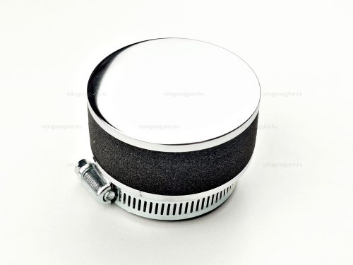 Levegőszűrő sport króm egyenes 46mm