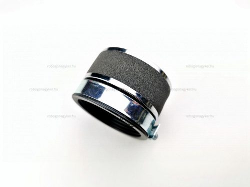 Levegőszűrő sport króm egyenes 60mm