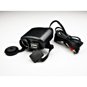 Motoros szivargyújtó és USB töltő DC 12V/24V