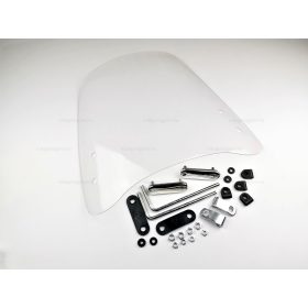 Szélvédő plexi univerzális 395 x 370mm TIP 3