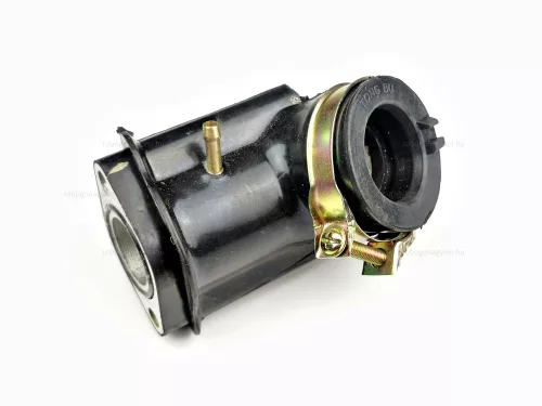 Szívócsonk GY6 4T 125ccm (hosszú) 2 csatlakozós, 4 ütemű kínai robogóhoz