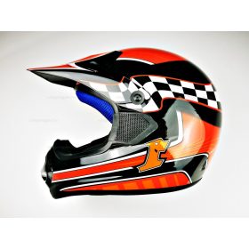 Bukósisak AWINA ENDURO piros - fekete XXL méret