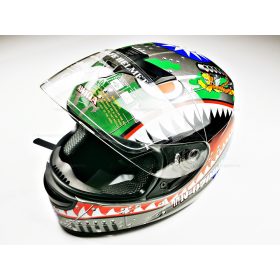 Bukósisak AWINA zárt színes - szürke alap L méret