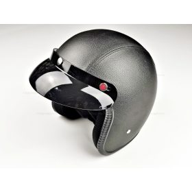 Bukósisak AWINA nyitott fekete bőr XXL méret