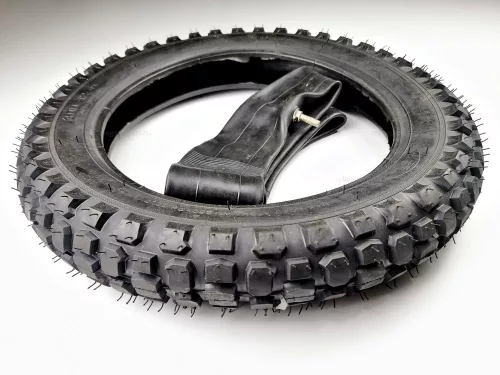 Külső gumi + belső gumi 3.00-12 Dirt Bike - Pibike