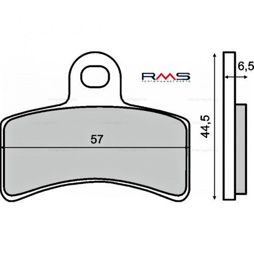 Fékbetét Gaz Gaz 125-200-250cc RMS 0630