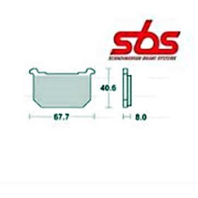 Fékbetét első Kawasaki Z 500-750-1100 81-83'/539HF