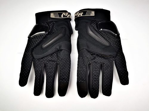 MR protektoros kesztyű fekete - szürke XXL méret