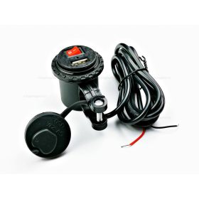 USB töltő aljzat robogóhoz 1db USB csatlakozóval TIP 3