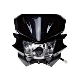 Lámpa első + idom fekete