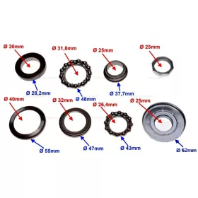   Kormány felújító készlet Kingway 125-150ccm CHOPPER tip I.