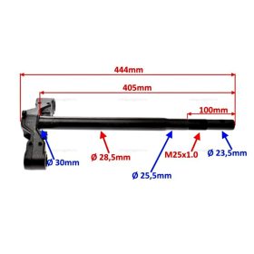Villa T-szár 4t GY6 30mm