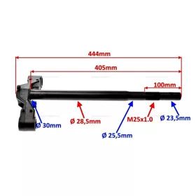 Villa T-szár 4t GY6 30mm