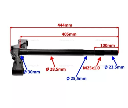Villa T-szár 4t GY6 30mm