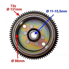 Gyújtás alaplap forgórész Yamaha TZR50