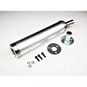 Kipufogó dob ezüst 37cm