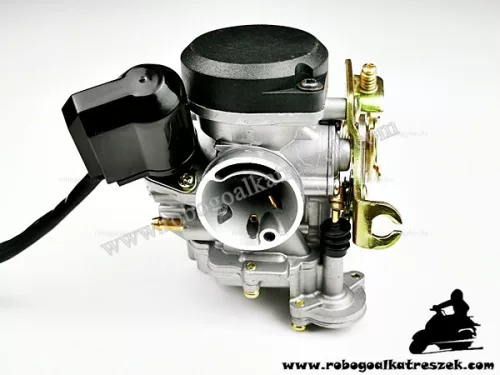 Karburátor 4T GY6 50ccm műanyag fedeles, 4 ütemű kínai robogóhoz