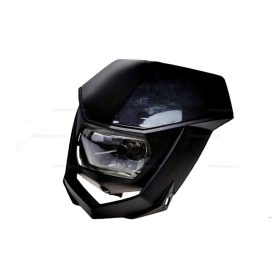 Lámpa első + idom fekete tip II.