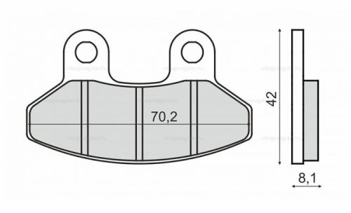 Fékbetét Sym Joyride RMS 3260