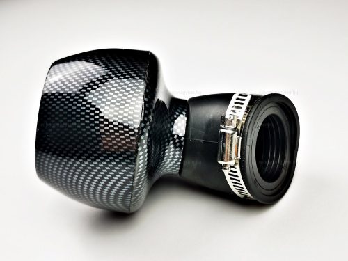 Levegőszűrő sport karbon TURBO 35mm / 42mm 45 fokos