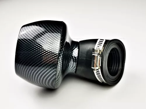 Levegőszűrő sport karbon TURBO 35mm / 42mm 45 fokos