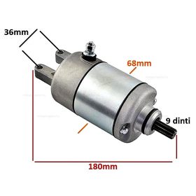   Önindító APRILIA 250-300 LEONARDO / BENELLI 250 VELVET / MBK 250 SKYLINER, 300 KILIBRE / YAMAHA 250-400 MAJESTY, 250 XCITY, 250-400 XMAX