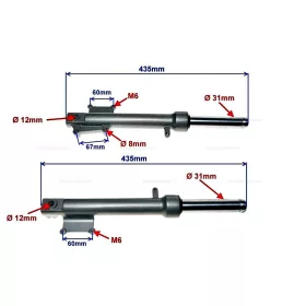 Teleszkóp szett első 31mm TIP 2