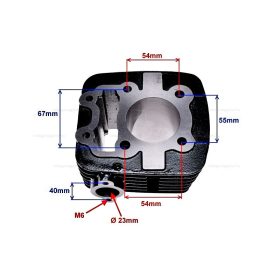 Hengerszett 4T BAJAJ 100ccm 53mm