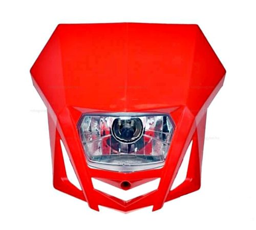 Lámpa első + idom piros tip II.