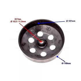 Kuplung harang Hond Dio 107.4mm