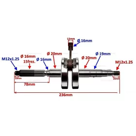 Főtengely Keeway Hurricane