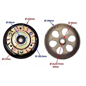   Kuplung szerkezet Piaggio Liberty 125ccm / Vespa 125 / LEADER 125