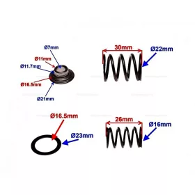Szelep rugó szett YX140 - Dirt Bike