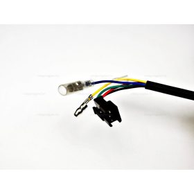   Gázkar töltöttség visszajelzővel és gyújtáskapcsolóval (skálás) EZÜST - elektromos kerékpárhoz