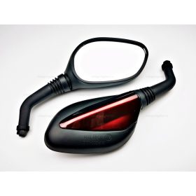 Tükör szett bordó betétes