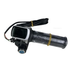   Gázkar töltöttség visszajelzővel és gyújtáskapcsolóval - elektromos kerékpárhoz