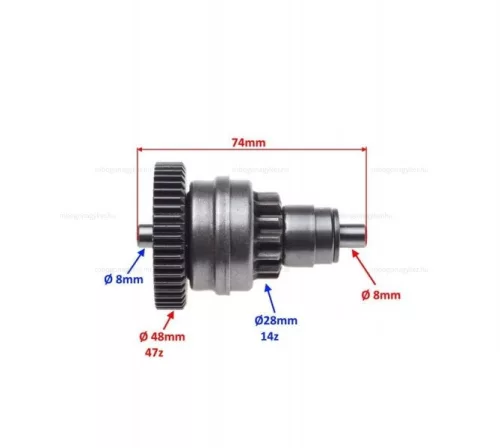 Bendix Piaggio Liberty 125 / Vespa ET4 14/47