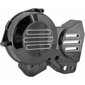 Gyújtásfedél Derbi Senda fekete / króm