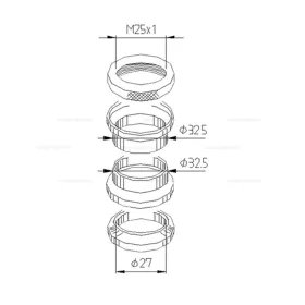 Kormány felújító persely + anya Yamaha