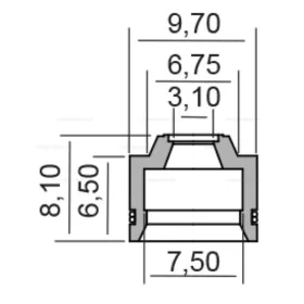 Szelepszár szimering Aprilia Leonardo 125 RMS 9230 1DB
