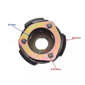 Kuplung pofa Piaggio MP3 / Beverly 250-300ccm