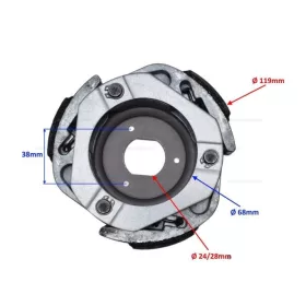 Kuplung pofa Suzuki Burgman 125ccm 2002-2006