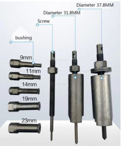 Csapágy kiszedő szerszám készlet