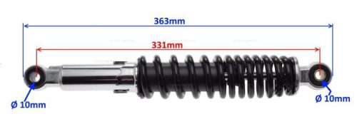 Teleszkóp hátsó 312 LONGJIA 125ccm