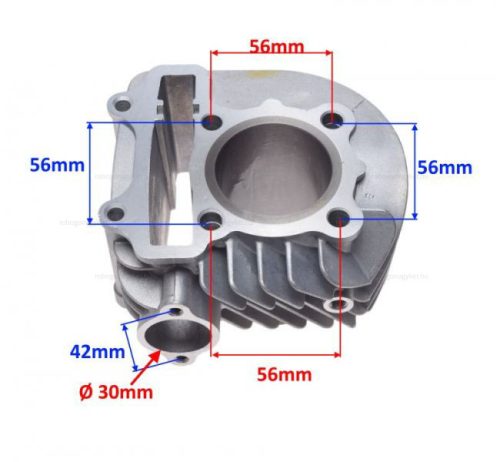 Hengerszett 4T 125ccm 152QMI-E4 52.40mm 15-ös csapszeggel