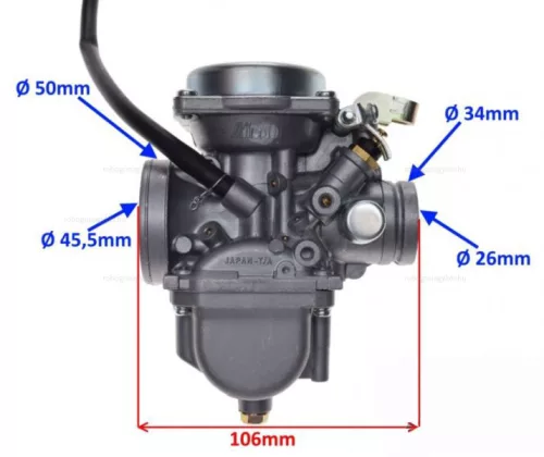 Karburátor Suzuki GN125 tip II.