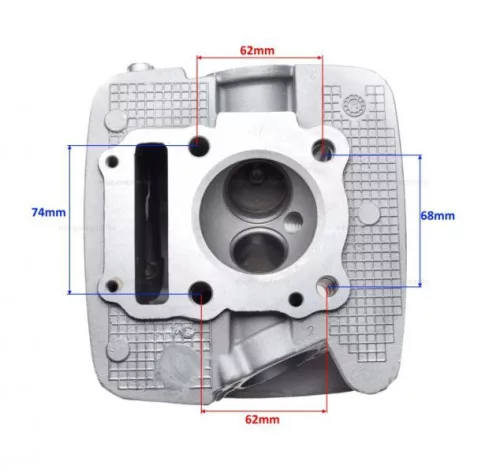 Hengerfej Suzuki GN125 tip II. 200ccm