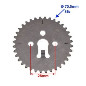 Vezérmű fogaskerék Yamaha YBR125 36 fogas